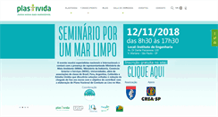 Desktop Screenshot of plastivida.org.br