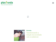Tablet Screenshot of plastivida.org.br